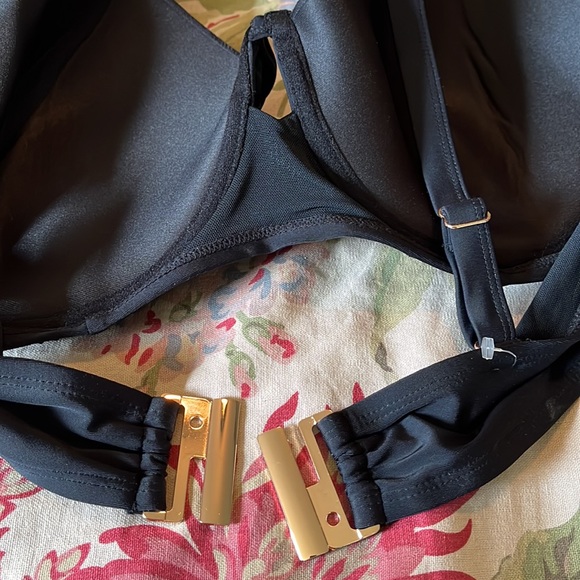 SWIMSUITS FOR ALL Size 24 Swim Bra Top Underwire Padded Cut-Outs Sexy $88 NEW - Picture 16 of 16